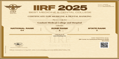 Gauhati Medical College & Hospital Got 2nd Zonal Rank in Indian Institutional Ranking Framework 2025