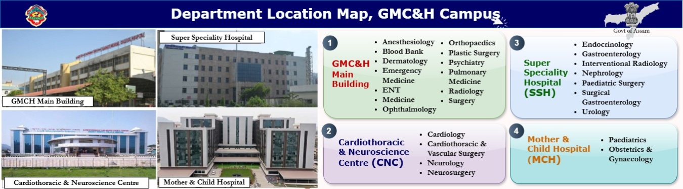 GMCH Building Map